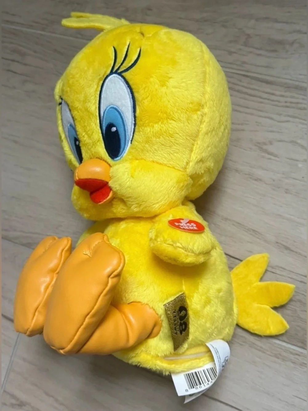 Looney Tunes Plush Talking Animated Tweety 80 Years of Tweety Tested Works 2022